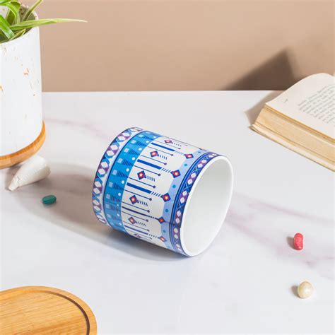 Potted Palette Ceramic Planter With Coaster Set Of 5 Online - Premium ...