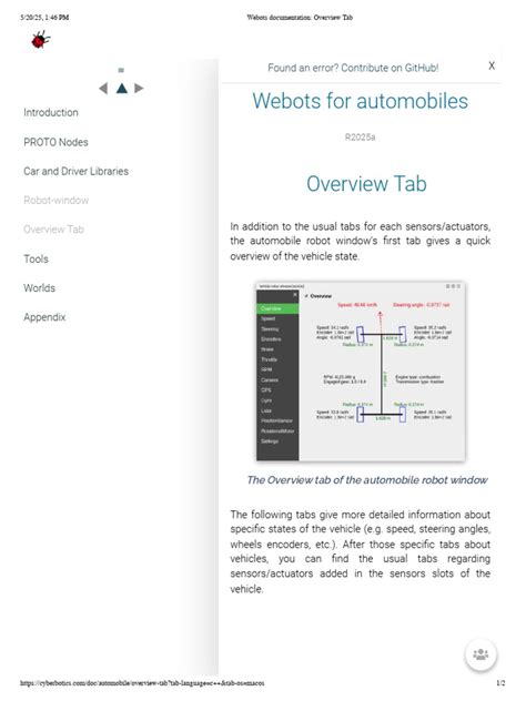 Image result for Webots Documentation Tutorial