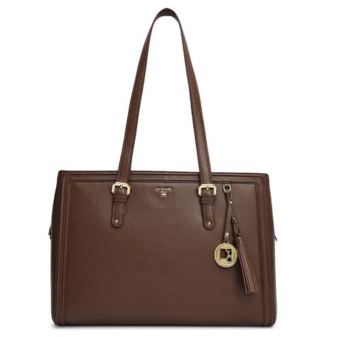 Large Wax Leather Shoulder Bag - Mocha – Da Milano