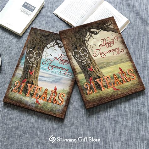 21 Year Anniversary Gift, 21 Year Anniversary Gift For Him, 21 Year ...