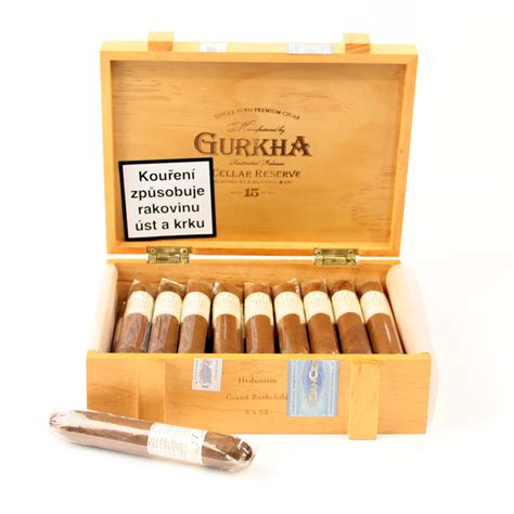 Gurkha Cellar Res.15y Hedonism Grand Rothchild 1/20 | ExcaliburCigars