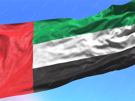 Premium Photo | United Arab Emirates of flag