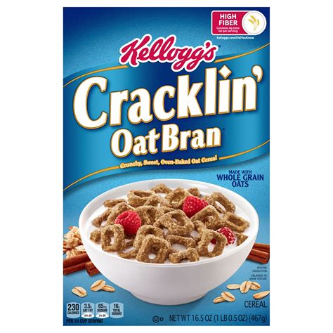 Kellogg's Cracklin Oat Bran Cereal - 16.5 OZ 10 Pack - StockUpExpress