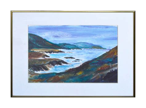 Unknown - Vintage Big Sur Landscape -- Rocky Point For Sale at 1stDibs ...