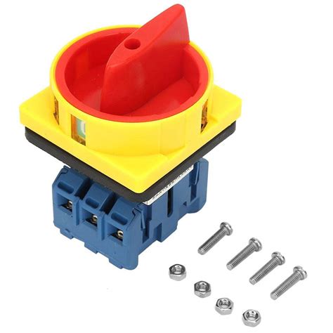 YWBL-WH Rotary Cam Changeover Switch 25A 3-Pole 2-Position India | Ubuy