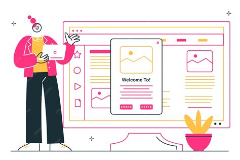 Product tour concept illustration | Premium Vector