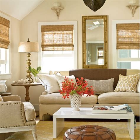 warm neutral living room colors