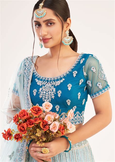 Buy Dual Tone Lehenga - Two Tone Lehenga Online – Sunasa