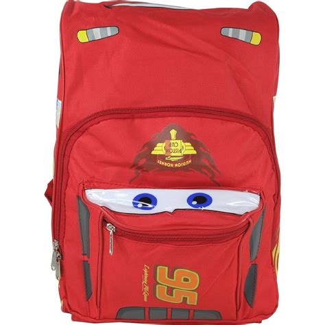 Backpack - - Cars - Lightning Mcqueen Red Large Bag New 616571 ...