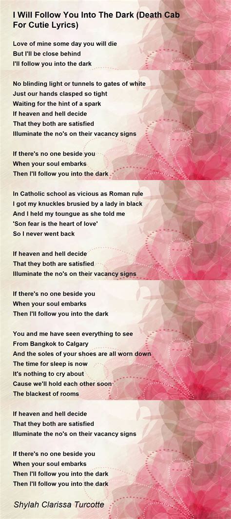 Death Cab For Cutie Lyrics