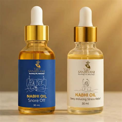 COMBO of Sleep Inducing & Snore Off – Ayurvedic Nabhi Oils for Restful ...