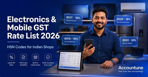 HSN Code List 2026 — GST Rates by Product (India)