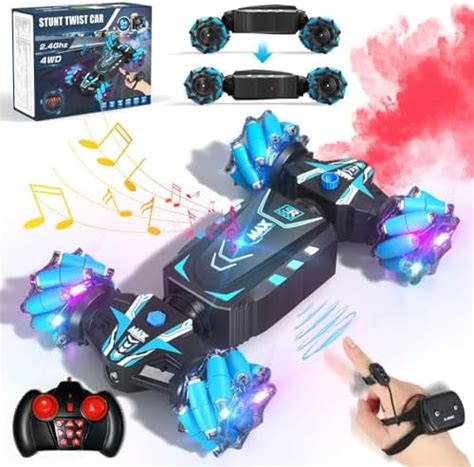 Remote Control Car Hand Controlled Gesture RC Stunt Car with Spray ...