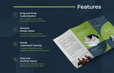 Employee Benefits and Perks Brochure HR Template in Word, PDF ...