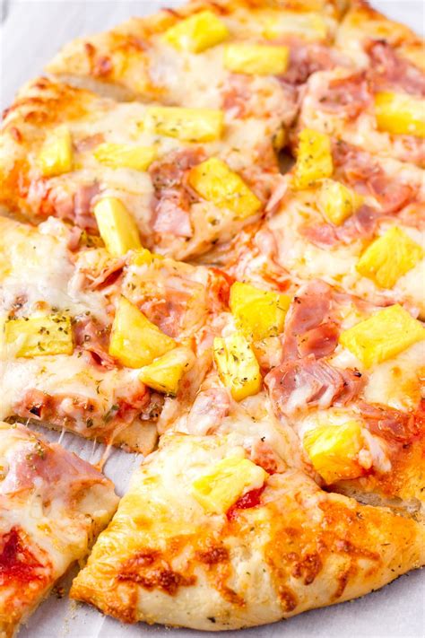Easy Hawaiian Pizza - Cooking For My Soul