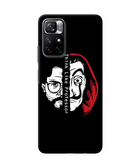 Money Heist Think Like Professor Poco M4 Pro 5G Back Cover Case Online ...