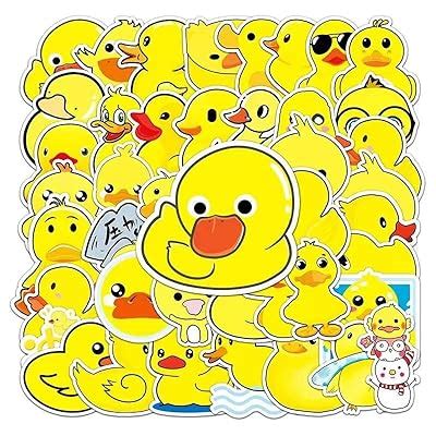 Duck Stickers| 50 Pcs Yellow Duck Stickers and Decal | Ubuy India