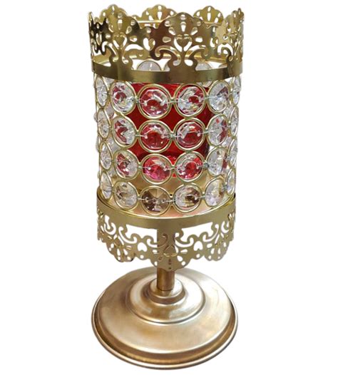 Gold Metal Glass Stand For Decor | Set Of 2 Pcs — Bharat Wholesales