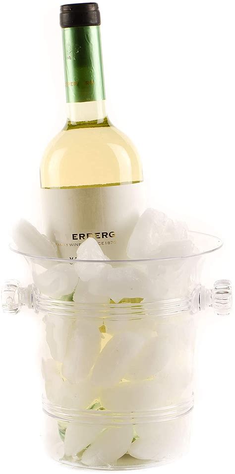 Buy Clear Plastic Ice Bucket for Wine & Champagne - Plastic Tub for ...