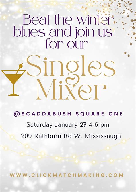 South Asian Singles Mixer, Scaddabush Italian Kitchen & Bar Square One ...