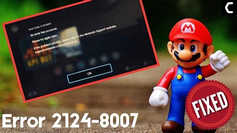 Image result for Nintendo Switch Error Code 2124 8007