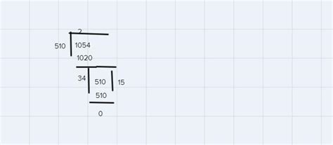 find the HCF of 510 , 408 , 1054 by using long division method - Brainly.in