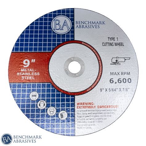 9" X 5/64" X 7/8 T1 Premium Cut-Off Wheel - 25Pack