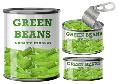 Canned Green Beans Clip Art