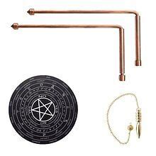 Vastu Vardan Copper Dowsing L Rods Pair | Diameter-5MM | Set of Board ...