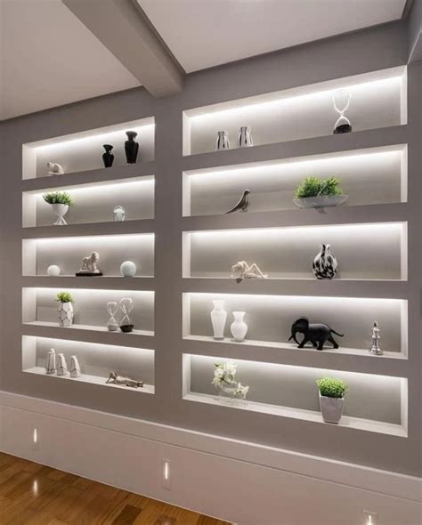 50 Εκπληκτικές ιδέες με ράφια από γυψοσανίδα για το σαλόνι που θα ...