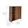 Raywud Teak Tidy Shoe Rack Cabinet Slipper Footwear Stand Organizer ...