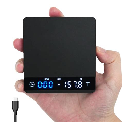 Buy Mini Coffee Scale with Timer, Espresso Scale with Auto Timing, 3 ...