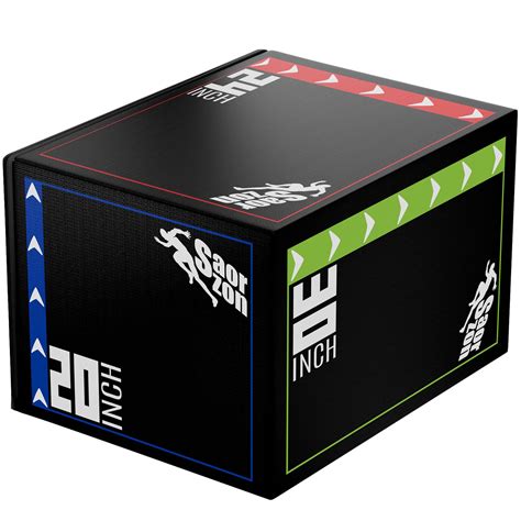 Buy GRETERSTJump Box 3 in 1 Foam Plyometric Jumping Box Jump Exercise ...