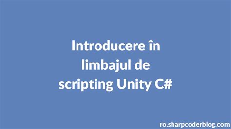 C# Scripting Tutorial 的图像结果