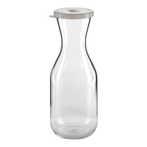 Cambro WW1000CW 1 Liter (34 oz.) Polycarbonate Beverage Decanter With ...