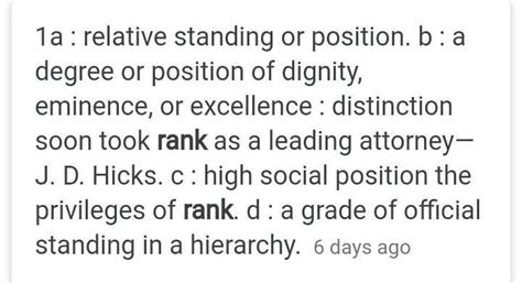 Write the meaning of RANK (A1:G1,C1) - Brainly.in