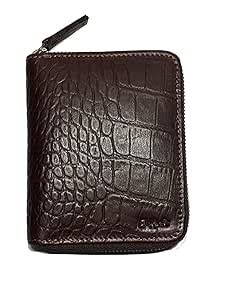 Buy Elecraft Passport Size Wallet Unisex Genuine Leather Zipper Large ...