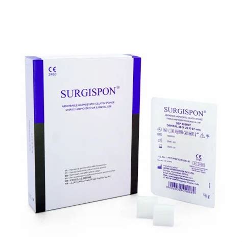 ENT Absorbable Gelatin Sponge - Nasal Tampon Absorbable Haemostatic ...