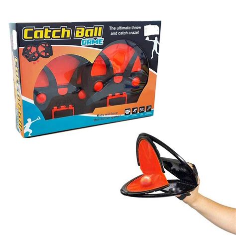 SABIRAT Catch and Throw Ball Game Sports Set 2 Catcher, 2 Balls Pop ...