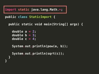 Image result for Static Import Java