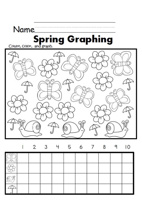 Image result for Sorting through Spring Worksheet for Kindergarten