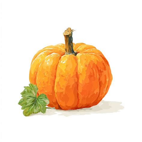 Pumpkin Watercolor Art Free Stock Photo - Public Domain Pictures