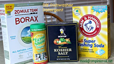 Diy Dishwasher Detergent