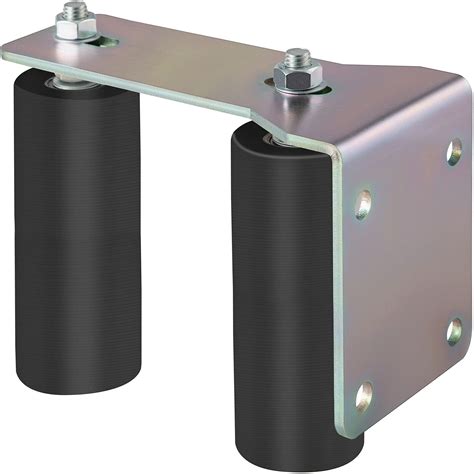 Buy Slide Gate Guide 6inch Gate Roller Guide Black Nylon with L-Shape ...