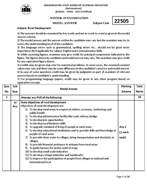 22505 2019 Winter model answer paper - (Autonomous) (ISO/IEC - 27001 ...