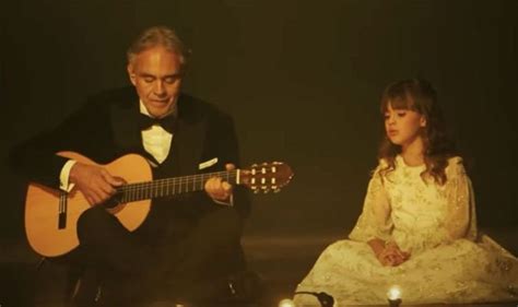 Andrea Bocelli sings Hallelujah duet with daughter Virginia at ...
