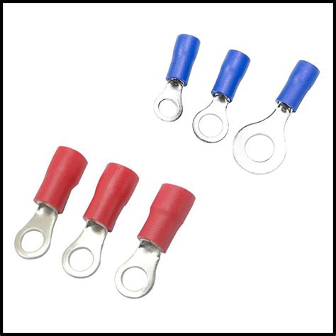 Rpi shop - Copper Ring Type Wire Lug, Battery Cable Ends, Insulated ...