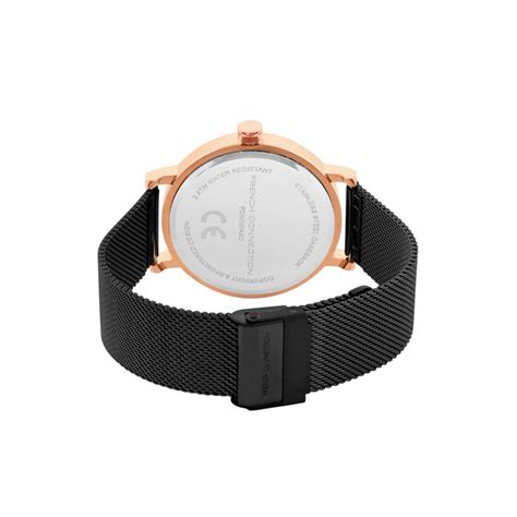 Buy French Connection Men Roman Black Dial Analog Watch FCN00045D (M ...