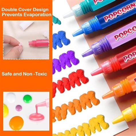 Magic Puffy Popcorn Pens for Kids – Pack of 6 | Fun & Creative ...