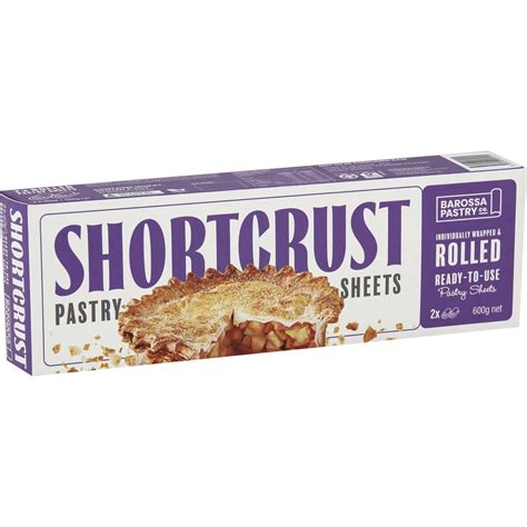 Low FODMAP? Barossa Pastry Co. Shortcrust Pastry Sheets 600g | Spoonful